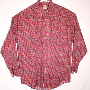 B.D. Baggies Men's Shirt Man Skiing Print- Large